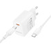 BOROFONE Зарядний пристрій BOROFONE BN26 Fuente USB-C PD20W + cable USB-C to USB-C White (6941991120251)