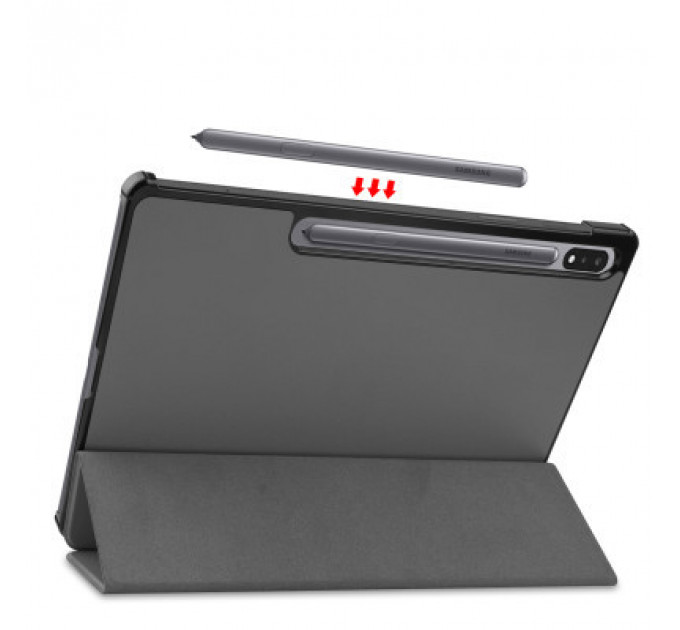 Чохол до планшета BeCover Smart Case Samsung Tab S9 Plus (SM-X810/SM-X816)/S9 FE Plus (SM-X610/SM-X616) 12.4" Gray (710324)