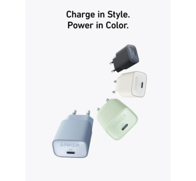 Anker Зарядний пристрій Anker PowerPort 511 Nano IV 30W USB-C White (A2337G21)