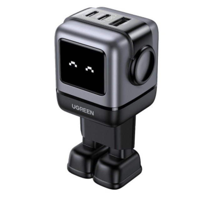 Ugreen Зарядний пристрій Ugreen 1xUSB + 2xUSB-C 65W GaN CD361 gray (25685B)