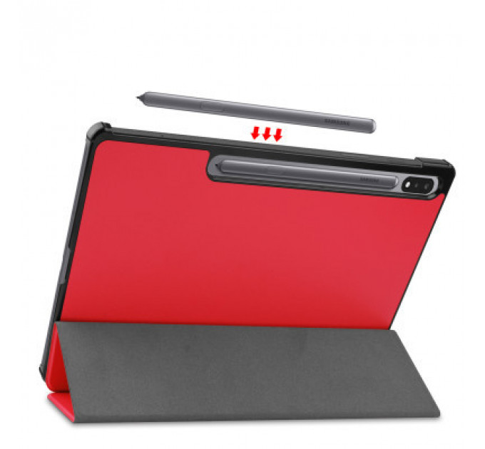 Чохол до планшета BeCover Smart Case Samsung Tab S9 Plus (SM-X810/SM-X816)/S9 FE Plus (SM-X610/SM-X616) 12.4" Red (710325)
