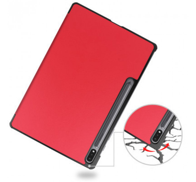 Чохол до планшета BeCover Smart Case Samsung Tab S9 Plus (SM-X810/SM-X816)/S9 FE Plus (SM-X610/SM-X616) 12.4" Red (710325)