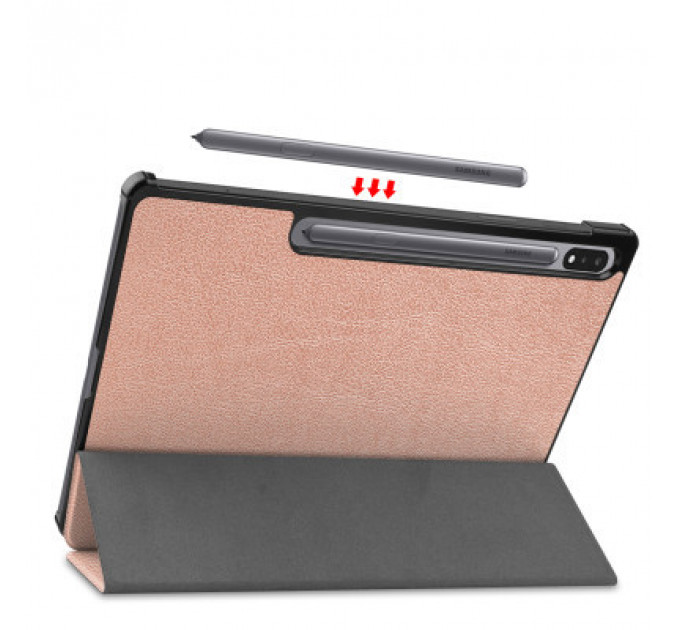 Чохол до планшета BeCover Smart Case Samsung Tab S9 Plus (SM-X810/SM-X816)/S9 FE Plus (SM-X610/SM-X616) 12.4" Rose Gold (710326)