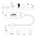 Пристрій захоплення відео PowerPlant HDVC2-C HDMI (F) - 3.0 USB Type-C (M) (CA914715)