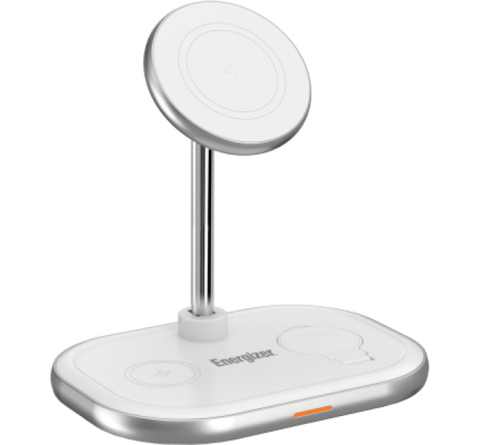 Energizer Зарядний пристрій Energizer 15W 3-in-1 magnetic wireless white (WCP303)
