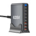 XoKo Зарядний пристрій XoKo 2xUSB-C PD3.1 140W + 2xUSB-C PD100W + 1xUSB-C PD65W + 3xUSB QC30W GaN (QC-600)