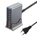 XoKo Зарядний пристрій XoKo 2xUSB-C PD3.1 140W + 2xUSB-C PD100W + 1xUSB-C PD65W + 3xUSB QC30W GaN (QC-600)