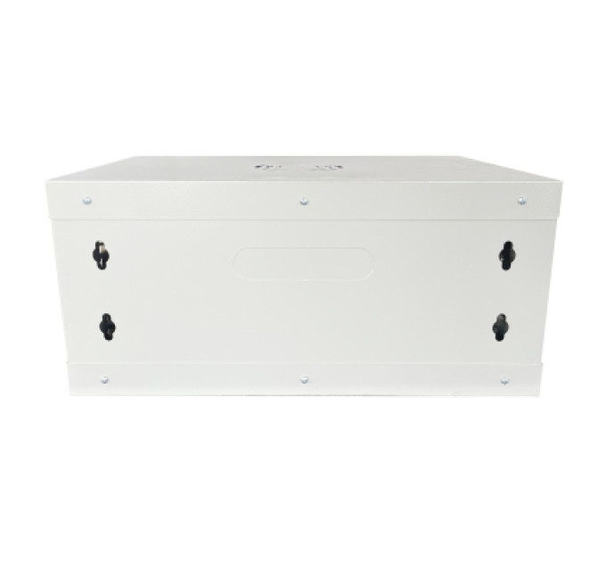 GEAR Шафа настінна GEAR 4U 19" 600x600x240 мм, + полка 19", grey (GWMSN-4U-600-600G)