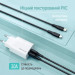 Дата кабель USB-C to Lightning 1.0m PD30W textured PVC black ColorWay (CW-CBPDCL094-BK)