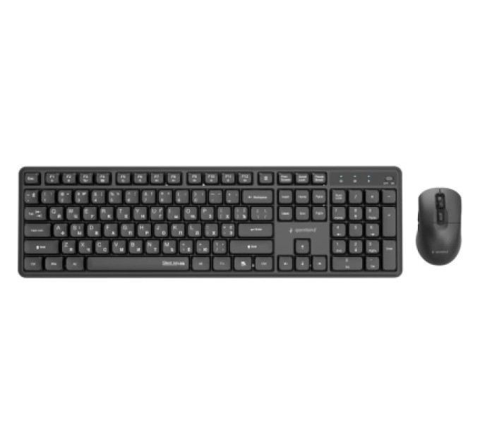 Gembird Комплект Gembird Silent Key Pro Business Wireless Black (KBS-WMS-01-CYRL)