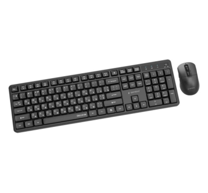 Gembird Комплект Gembird Silent Key Pro Business Wireless Black (KBS-WMS-01-CYRL)