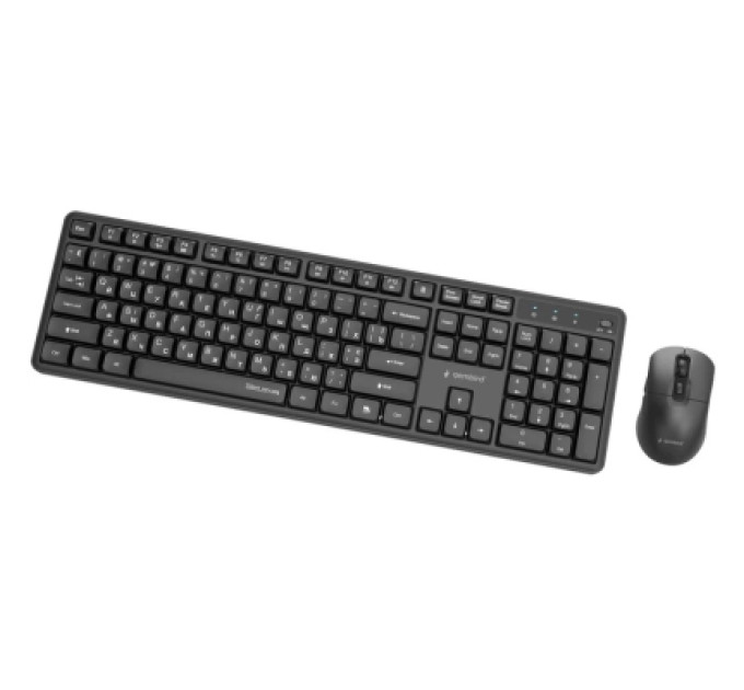 Gembird Комплект Gembird Silent Key Pro Business Wireless Black (KBS-WMS-01-CYRL)