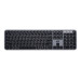Клавіатура мембранна 2E KS240 110key, WL/BT, EN/UK/RU, сіро-чорний