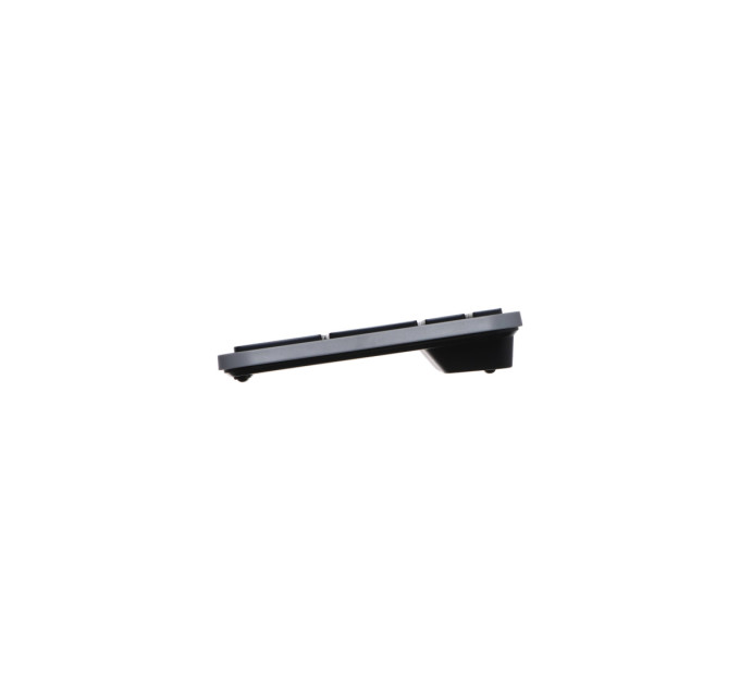 Клавіатура мембранна 2E KS240 110key, WL/BT, EN/UK/RU, сіро-чорний