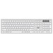 Клавіатура ножнична 2E KS270 105key, WL/BT, EN/UK/RU, сріблясто-білий