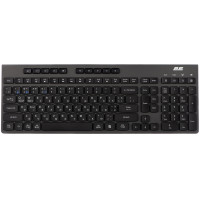 Клавіатура мембранна 2E KS280 120key, WL/BT, EN/UK/RU, silent, чорно-сіра