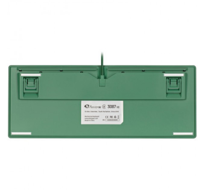 Akko Клавіатура Akko 3087 Matcha Red Bean Cherry MX Brown Green (A3087_MA_CBR)