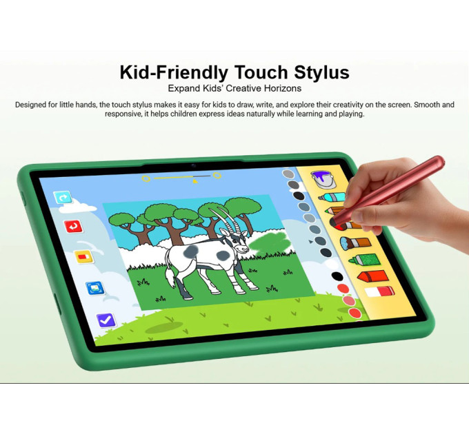 Планшет Doogee U11 Kid 11" 4ГБ, 128ГБ, 8580мА•год, Android, зелений