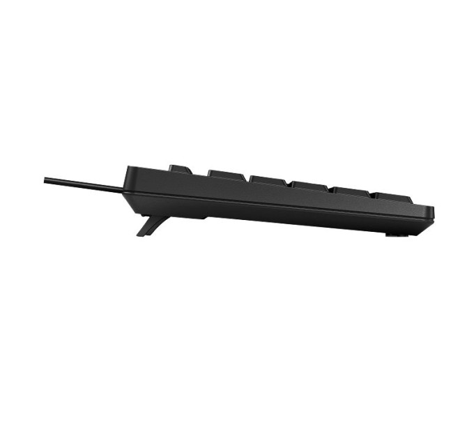 Клавіатура мембранна НР 125, 109key, USB-A, EN/UK, чорний