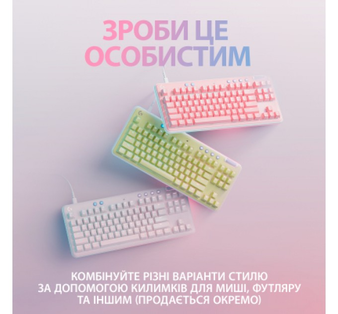 Клавіатура Logitech G713 Aurora Gaming GX Brown USB UA Off-White (920-010422)