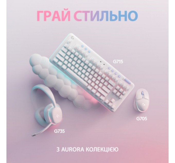 Клавіатура Logitech G713 Aurora Gaming GX Brown USB UA Off-White (920-010422)