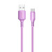 ColorWay Дата кабель USB 2.0 AM to Micro 5P 1.0m soft silicone violet ColorWay (CW-CBUM044-PU)