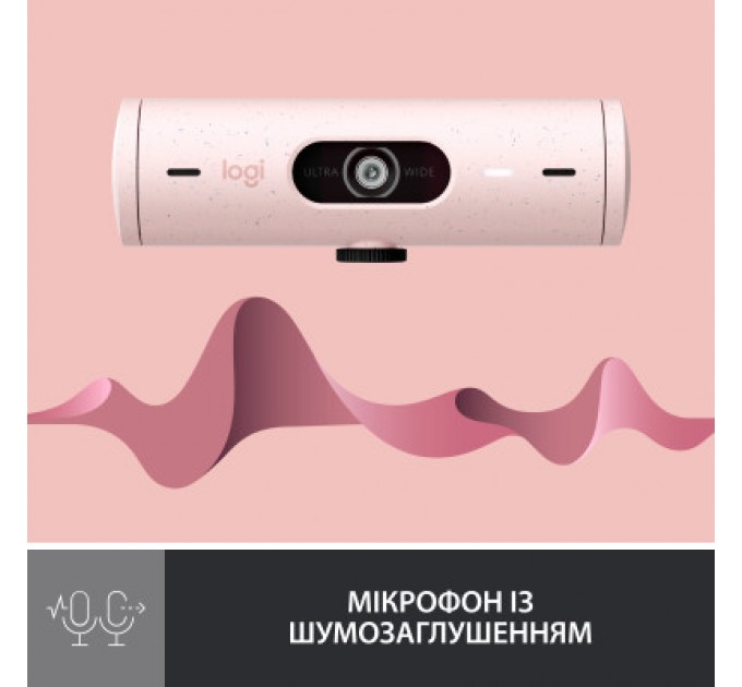 Веб-камера Logitech Brio 500 Rose (960-001421)