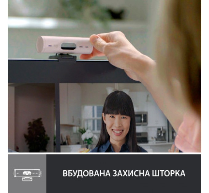 Веб-камера Logitech Brio 500 Rose (960-001421)