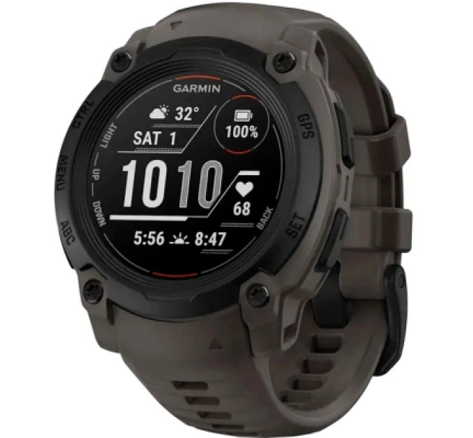 Garmin Смарт-годинник Garmin Instinct E, 40 mm, Black Bezel with Charcoal Band, GPS смарт-годинник (010-02932-00)