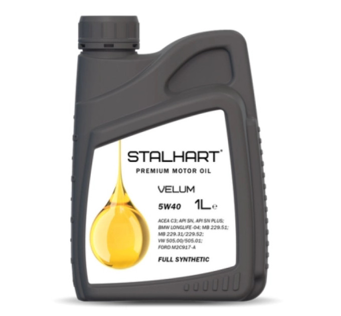STALHART Моторна олива STALHART VELUM 5W-40 1л (745229)