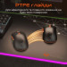 Meetion Мишка Meetion GW38 Wireless/Bluetooth/USB Black (MT-GW38-A)