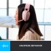 Logitech Навушники Logitech Zone Vibe 100 Wireless Rose (981-001224)