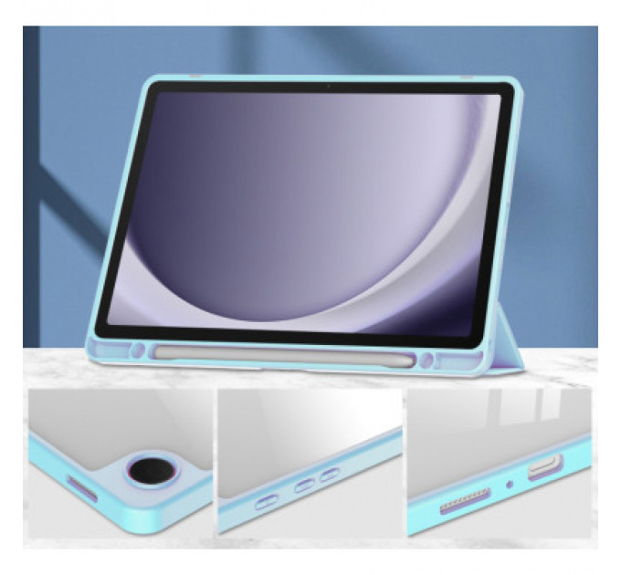 Чохол до планшета BeCover Soft Edge stylus holder Samsung Tab A9 Plus SM-X210/SM-X215/SM-X216 11.0" Light Blue (710369)