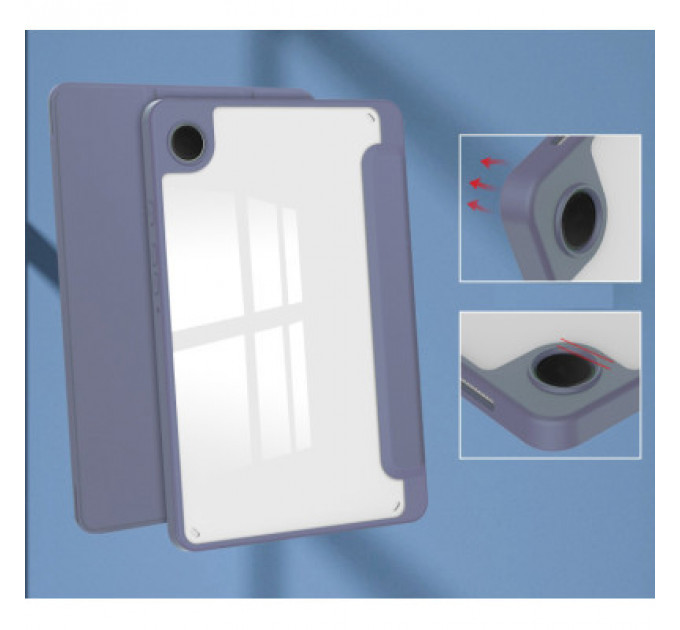 Чохол до планшета BeCover Soft Edge stylus holder Samsung Tab A9 Plus SM-X210/SM-X215/SM-X216 11.0" Purple (710371)