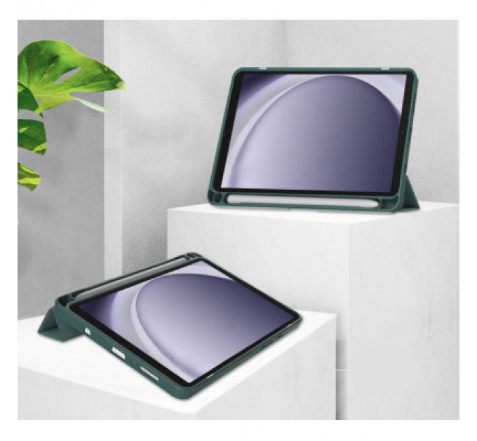 Чохол до планшета BeCover Soft Edge stylus holder Samsung Tab A9 SM-X115 8.7" Dark Green (710357)