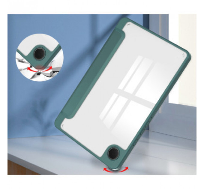 Чохол до планшета BeCover Soft Edge stylus holder Samsung Tab A9 SM-X115 8.7" Dark Green (710357)