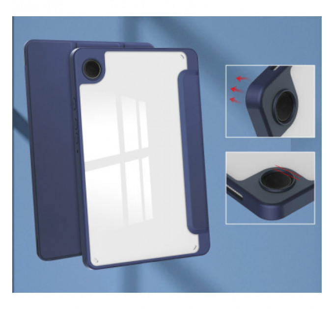 Чохол до планшета BeCover Soft Edge stylus holder Samsung Tab A9 SM-X115 8.7" Deep Blue (710356)