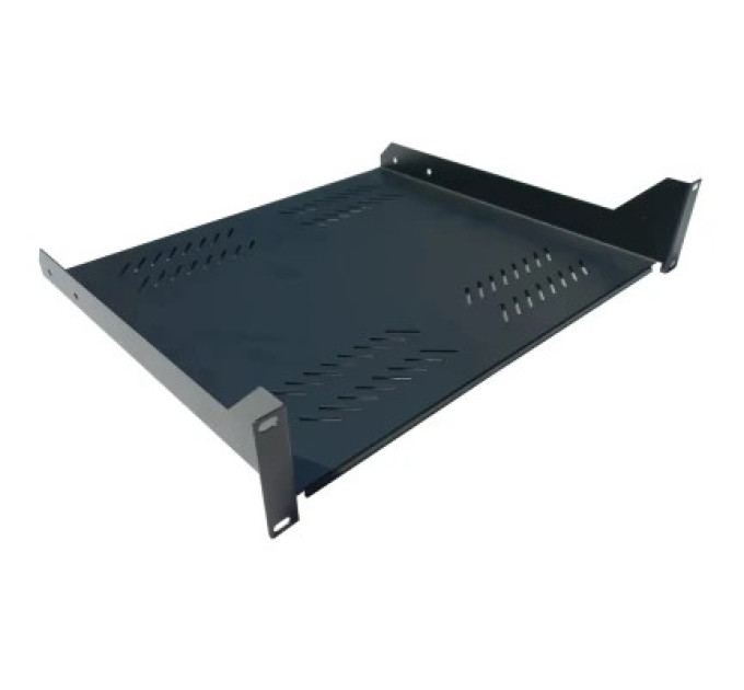 Hypernet Полка 19" Hypernet 2U глиб. 400мм, колір чорний (CS-400-2U-BLACK)