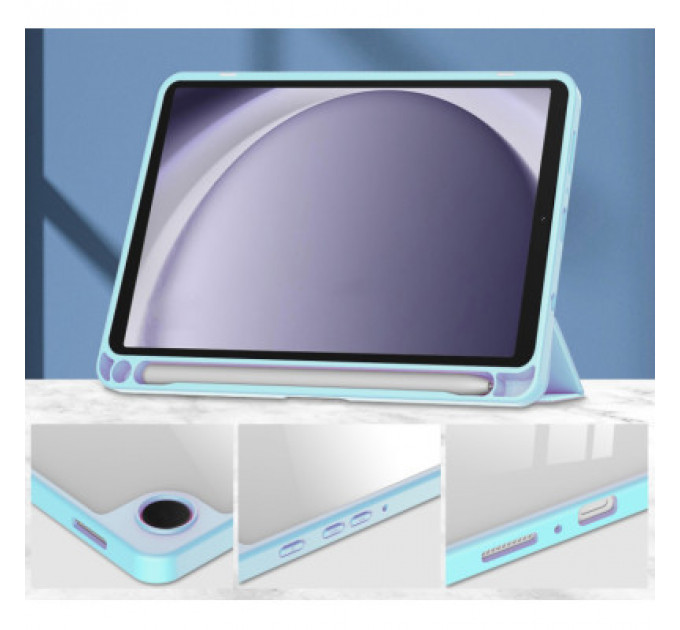 Чохол до планшета BeCover Soft Edge stylus holder Samsung Tab A9 SM-X115 8.7" Light Blue (710358)