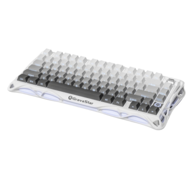 GravaStar Клавіатура GravaStar Mercury K1 TKL Wireless/Bluetooth/USB UA White (GSK1_GWHT)