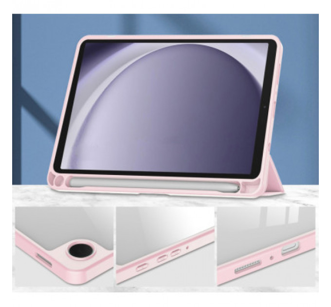 Чохол до планшета BeCover Soft Edge stylus holder Samsung Tab A9 SM-X115 8.7" Pink (710359)