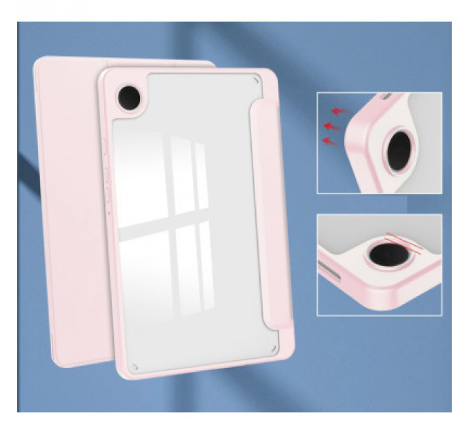 Чохол до планшета BeCover Soft Edge stylus holder Samsung Tab A9 SM-X115 8.7" Pink (710359)