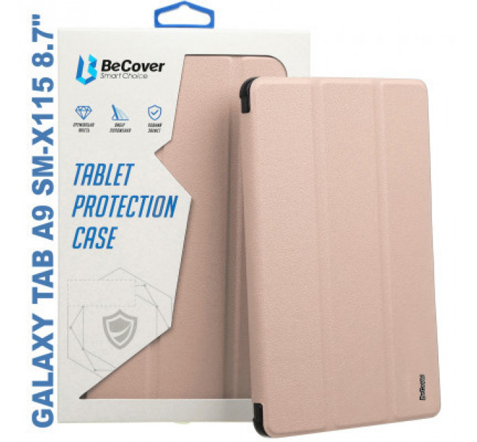 Чохол до планшета BeCover Soft Edge stylus holder Samsung Tab A9 SM-X115 8.7" Pink (710359)