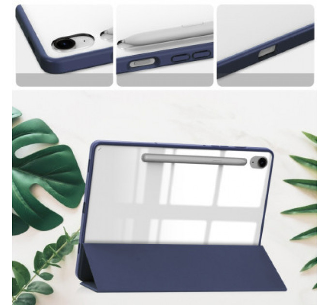 Чохол до планшета BeCover Soft Edge stylus holder Samsung Tab S9 (SM-X710/SM-X716)/S9 FE (SM-X510/SM-X516B) 11.0" Deep Blu (710439)