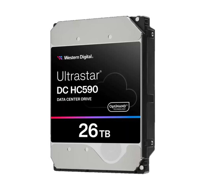 WESTERN DIGITAL Жорсткий диск WD Ultrastar 26TB 3.5" 7200 512MB SATA DC HC590 (WUH722626ALE6L4)