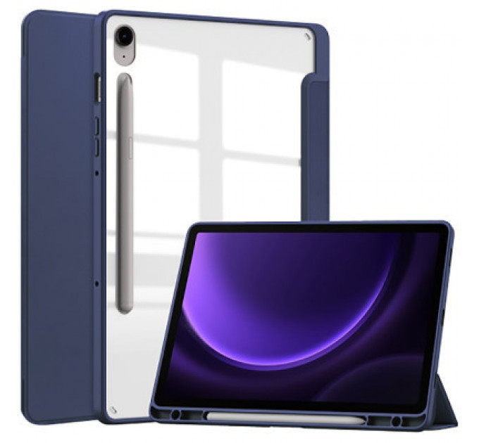 Чохол до планшета BeCover Soft Edge stylus holder Samsung Tab S9 (SM-X710/SM-X716)/S9 FE (SM-X510/SM-X516B) 11.0" Deep Blu (710439)