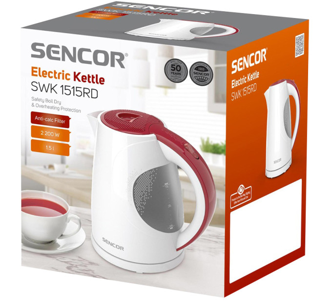 Sencor Електрочайник Sencor SWK 1515RD