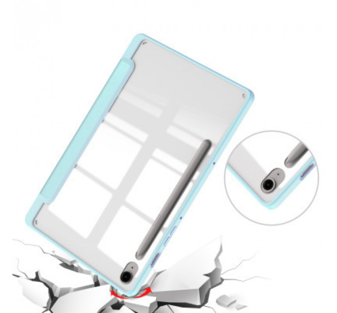 Чохол до планшета BeCover Soft Edge stylus holder Samsung Tab S9 (SM-X710/SM-X716)/S9 FE (SM-X510/SM-X516B) 11.0" Light Bl (710441)