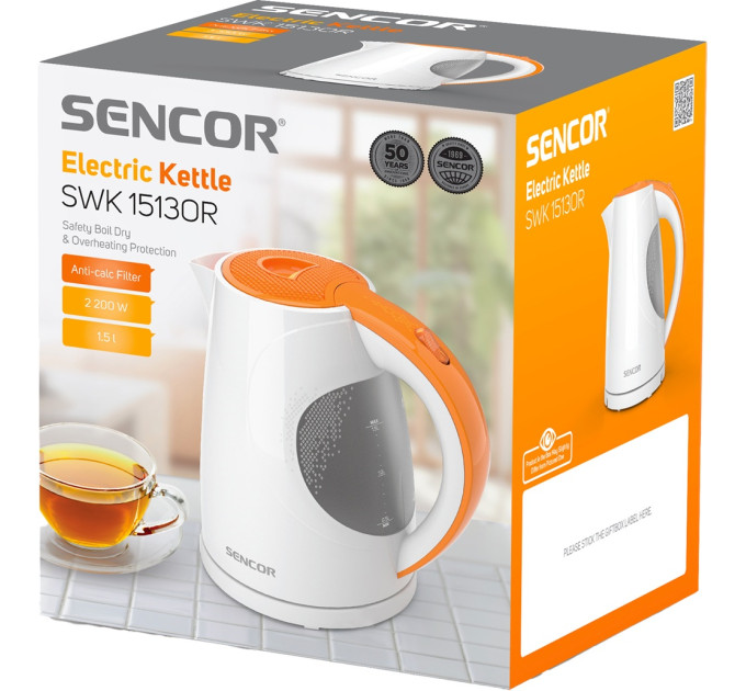 Sencor Електрочайник Sencor SWK 1513OR