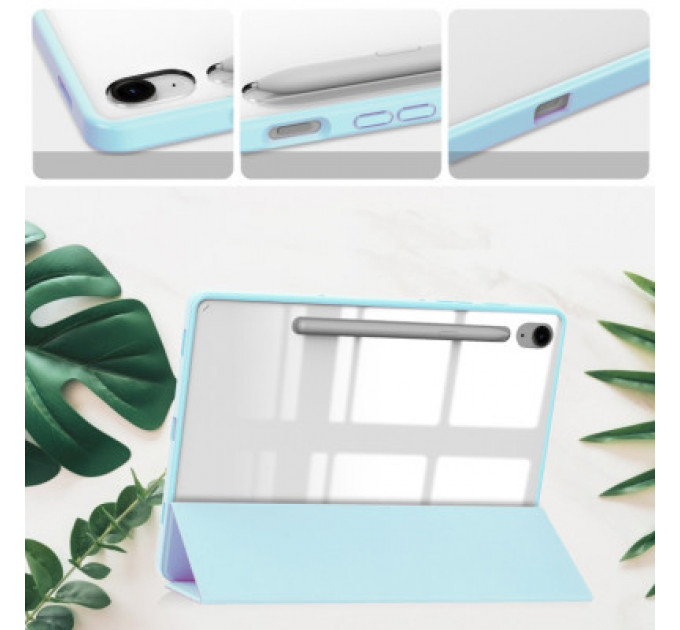 Чохол до планшета BeCover Soft Edge stylus holder Samsung Tab S9 (SM-X710/SM-X716)/S9 FE (SM-X510/SM-X516B) 11.0" Light Bl (710441)